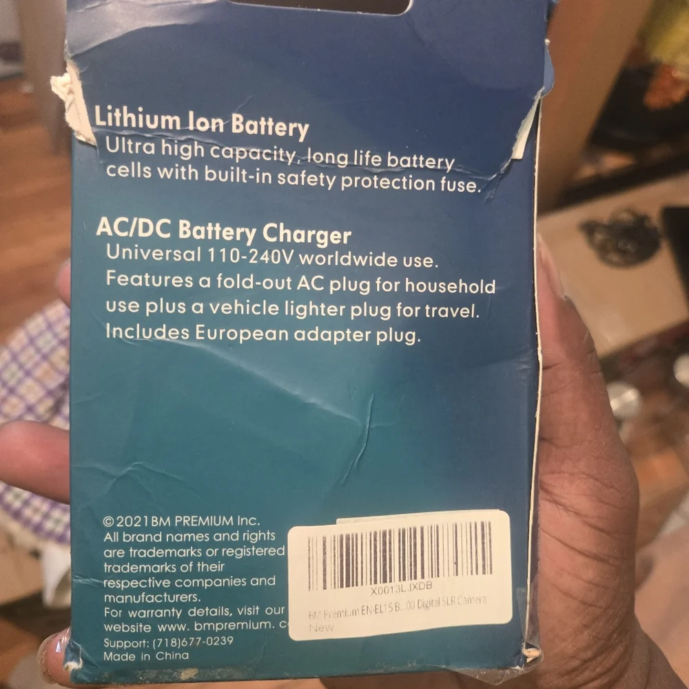 Bm Premium Nikon En-El15 Ac/DC Battery Charger